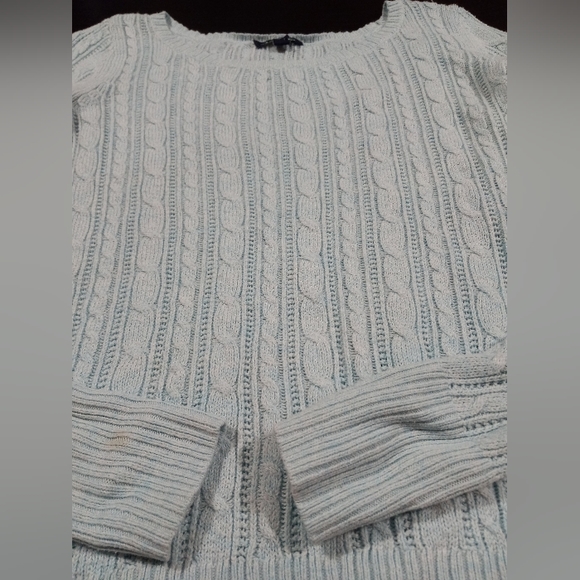 Light Blue American Eagle nit sweater size M - Picture 3 of 4